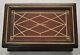 Rare Vintage Handcrafted Moroccan Bone Inlaid Wood Jewelry Box Storage Chest