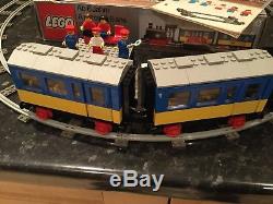 Rare Vintage Lego 7710 Push-Along Passenger Steam Train 1980 100% Complete Boxed