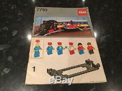 Rare Vintage Lego 7710 Push-Along Passenger Steam Train 1980 100% Complete Boxed