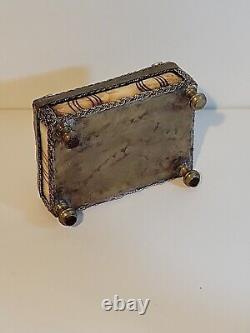 Rare & Vintage Moroccan Camel Bone Repousse Berber Sandok Chest Jewelry Box