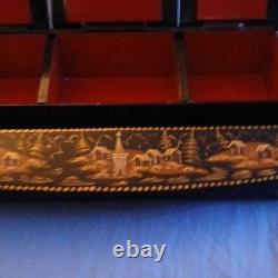 Rare, Vintage Multicompartment Trinket Box. Signed And Authenticated