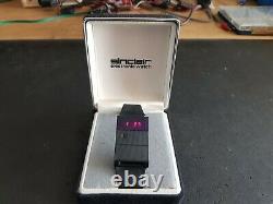 Rare Vintage Sinclair Electronic Black Watch 1975 (boxed)
