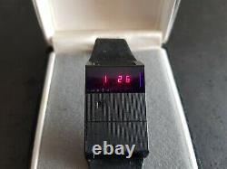 Rare Vintage Sinclair Electronic Black Watch 1975 (boxed)