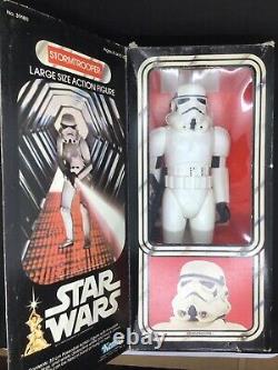 Rare Vintage Star Wars 1977 12 Inch Stormtrooper in Original Box (French Ver.)