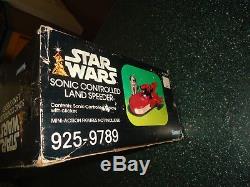 Rare Vintage Star Wars Sonic Controlled Landspeeder in Original Box
