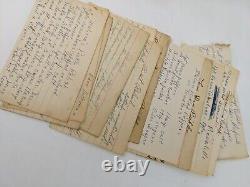 Rare Vtg 1950's Recipe Box with Hundreds of Handwritten & Clipped Recipes
