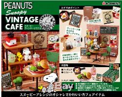 Re-Ment Snoopy Vintage Cafe Peanuts Miniature Figure Complete Box JAPAN