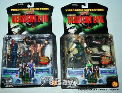 Resident Evil ToyBiz Vintage Figures 1998 Lot of 5 Sealed New In Box Great Shape