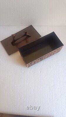 Retro vintage midcenturymodern brutalist box with figurines Tóthfalusi design60s