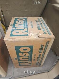 Rinso Vintage Soap Powder 1930s Case 24 Boxes Unopened