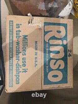 Rinso Vintage Soap Powder 1930s Case 24 Boxes Unopened