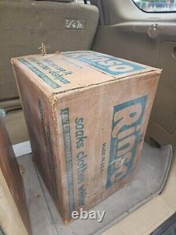 Rinso Vintage Soap Powder 1930s Case 24 Boxes Unopened