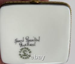 Rochard Limoges Trinket Box Vintage Black Rotary Telephone with 24K Gold Detailing