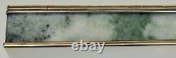 SALE! FINE Handcrafted Nephrite Jade Panels & Silver Treasure Box Matching Tray