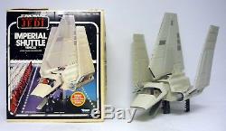 STAR WARS IMPERIAL SHUTTLE Vintage Figure Vehicle ROTJ COMPLETE withBOX WORKS 1984