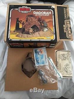 STAR WARS Vintage Dagobah Action Playset Boxed and complete