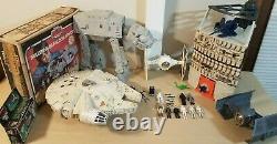 STAR WARS Vintage Ship & Figures KENNER lotCOMPLETE DEATH STARFALCON withBOX
