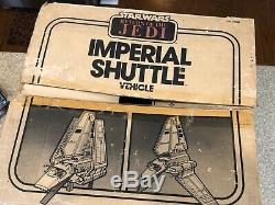 STAR WARS vintage ROTJ Imperial Shuttle COMPLETE withBOX SHIPS WORLDWIDE