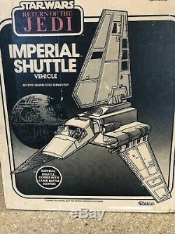 STAR WARS vintage ROTJ Imperial Shuttle COMPLETE withBOX SHIPS WORLDWIDE