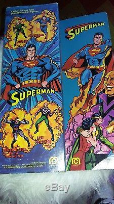 SUPER Rare Vintage 1977 Mego SUPERMAN DC Comics NEW NMINT BOX 12.5 ACTION FIGURE