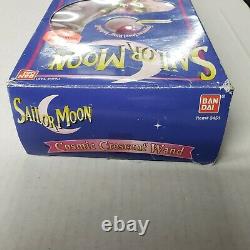 Sailor Moon Cosmic Crescent Wand Bandai 1995 With Box Lights Up NO SOUND