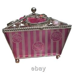 Sanrio Hello Kitty 2008 Pink Trinket Jewelry Box Vintage Y2K Kawaii Vanity Decor