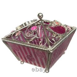 Sanrio Hello Kitty 2008 Pink Trinket Jewelry Box Vintage Y2K Kawaii Vanity Decor