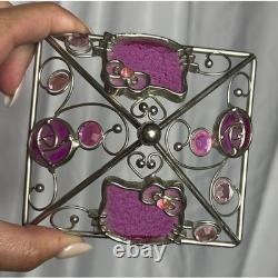 Sanrio Hello Kitty 2008 Pink Trinket Jewelry Box Vintage Y2K Kawaii Vanity Decor