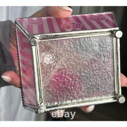 Sanrio Hello Kitty 2008 Pink Trinket Jewelry Box Vintage Y2K Kawaii Vanity Decor