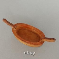 Scandinavian Bentwood TINE Box, Vintage Nordic Folk Art Carved Wood Box Rustic