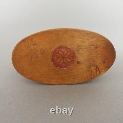 Scandinavian Bentwood TINE Box, Vintage Nordic Folk Art Carved Wood Box Rustic