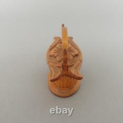 Scandinavian Bentwood TINE Box, Vintage Nordic Folk Art Carved Wood Box Rustic