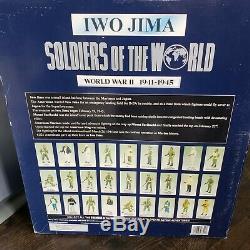 Set of 5 GI JOE's IWO JIMA Soldiers of the World Box World WAR 2 Vintage Rare