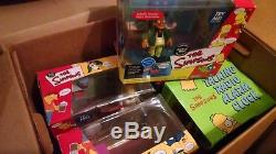 Simpsons, Vintage (LOT 1) Playmates World of Springfield. (new) Vintage in box