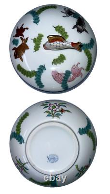 Small Vintage Herend Trinket Box Shanghai Collection