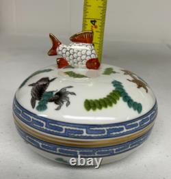 Small Vintage Herend Trinket Box Shanghai Collection