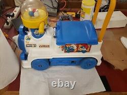 Smurfs Vintage Child-size Ride-On Popper Poppin' Train Toy 1982 with box