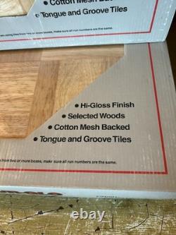 Solid Wood Parquet Box of Floor Tiles NOS-Wood Flooring