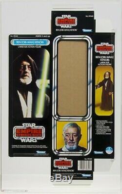 Star Wars 1980 Vintage Kenner ESB 12 Inch Obi-Wan Kenobi Doll Box Flat AFA 80+