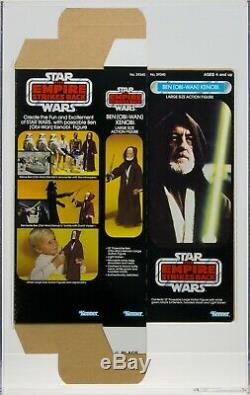 Star Wars 1980 Vintage Kenner ESB 12 Inch Obi-Wan Kenobi Doll Box Flat AFA 80+