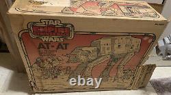 Star Wars AT-AT WALKER with Box Vintage 1981 Missing 1 Cheek Gun