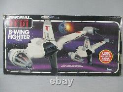 Star Wars B-WING FIGHTER Complete with Box & UNUSED CONTENTS Vintage 1984 T