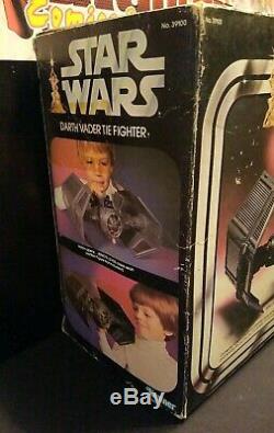 Star Wars Kenner 1977 Darth Vader TIE Fighter Vintage/ Box, Inserts, Instuc. WORKS