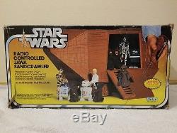 Star Wars Radio Controlled JAWA SANDCRAWLER with Box Original 1979 Vintage