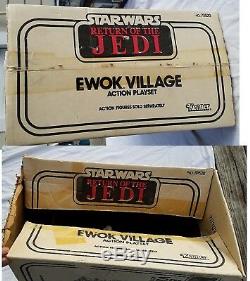 Star Wars Vintage EWOK VILLAGE Playset Kenner 1983 Complete Original ROTJ Box