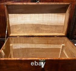 Styled Japanese Tansu Wooden Brass Trunk Box Vintage 22 x 12 x 14