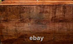 Styled Japanese Tansu Wooden Brass Trunk Box Vintage 22 x 12 x 14