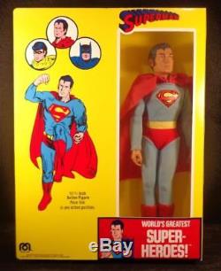 Superman Comic Version Mego Corp 12.5 Figure W Box Vintage 1977 Rare As It Gets