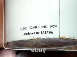 Superman Vintage Box tin 1979 SAZAWA NAGOYO Japan Rare 7.8 x 15 inch