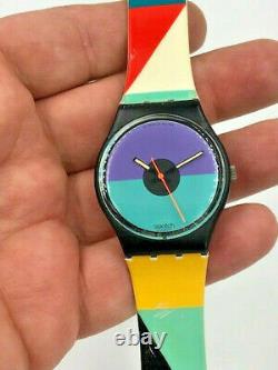 Swatch Watch St. Catherine Point GB121 Very rare 1987 Working New Battery